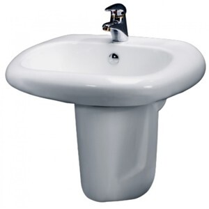 Chậu rửa chân lửng Caesar L2560+P2441