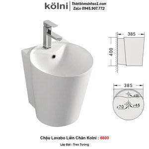 Chậu rửa chân lửng Kolni 6800