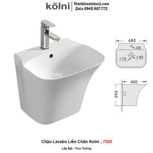 Chậu rửa chân lửng Kolni 7500