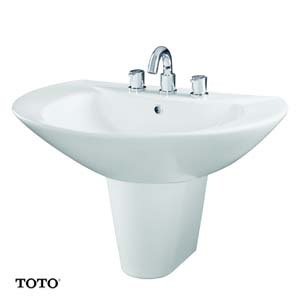 Chậu rửa chân lửng Toto LW820CJ/LW820HFJ