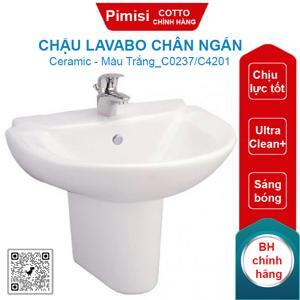 Chậu rửa chân ngắn Cotto C0237/C4201