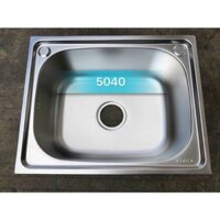 Chậu rửa chén 1 hố, Bồn rửa bát 1 hộc ngăn lớn Inox SUS 304 Model KT 6045, 5045 giá rẻ tại Tphcm, Hà Nội
