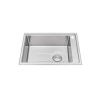 Chậu rửa chén 1 hố inox 304 kích thước 66cm - lắp âm hoặc dương