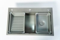 Chậu rửa chén 1 hố Inox phủ nano Fulco FC-H8046 FC-Y7546 FC-Y6846