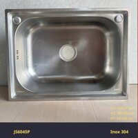 CHẬU RỬA CHÉN 1 NGĂN INOX 304 JUNGSON JS 6045P