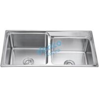 Chậu Rửa Chén 2 Hộc Inox 304 Dorico DC-9047