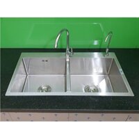 Chậu rửa chén 2 ngăn inox 304 Gabba 8350D