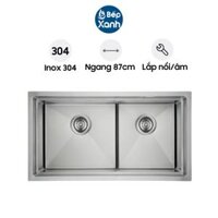 Chậu Rửa Chén 2 Ngăn Inox Hafele HS21-SSN2S90 567.94.030 - Hàng Chính Hãng