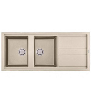 Chậu rửa chén bằng đá Malloca Bianco K-50062