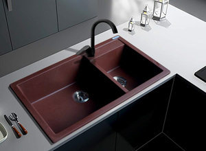 Chậu rửa chén bằng đá Việt Mỹ V2N-01