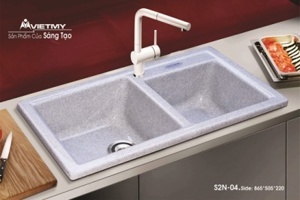 Chậu rửa chén bằng đá Việt Mỹ S2N-04