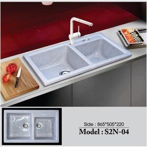 Chậu rửa chén bằng đá Việt Mỹ S2N-04