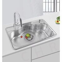 Chậu rửa chén bát 1 hố lớn Inox 304 Hàn Quốc Vihan VHS-850 (KT 85x51cm)