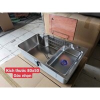 Chậu Rửa Chén Bát 1 Ngăn Inox 304 , Bồn Rửa Bát 1 Hố  Lớn Bán Nguyệt  - Nova