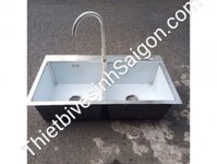 Chậu rửa chén bát 2 hố Inox sus 304 Hàn Quốc giá rẻ tại Tphcm