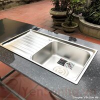 Chậu rửa chén bát Sơn Hà S78 inox 304  - Chậu S78 bàn trái