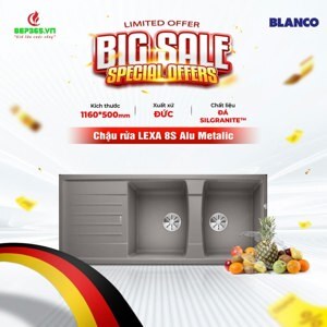 Chậu rửa chén Blanco LEXA8 S 524980