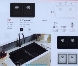 Chậu rửa chén Carysil LMC1