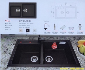 Chậu rửa chén Carysil VIC3