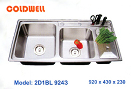 Chậu rửa chén Coldwell 2D1BL-9243