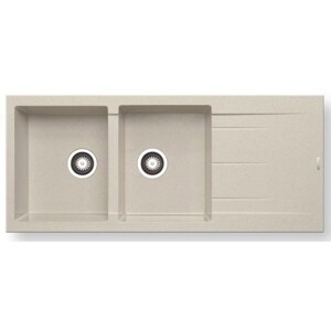 Chậu rửa chén đá Bosch PYRAGRANITE ALAZIA (116X50) 2B 1D