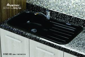 Chậu rửa chén đá nhân tạo Việt Mỹ S1NC-02