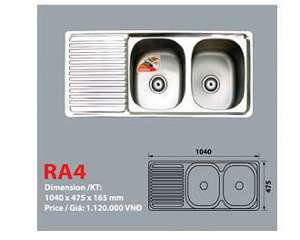 Chậu rửa chén Đại Thành RA4