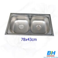 Chậu Rửa Chén Đôi Inox SUS 304 OEM KT-7843