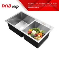 Chậu rửa chén đôi RS-8245-3UW