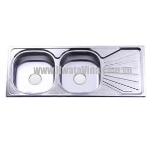 Chậu rửa chén Hwata 2 hộc BDC6