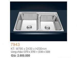 Chậu rửa chén inox 304 Erowin D7943