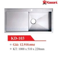 Chậu rửa chén inox đúc Kassani KD-103