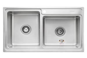 Chậu rửa chén inox Hafele HS20-SSN2S90L 567.20.546