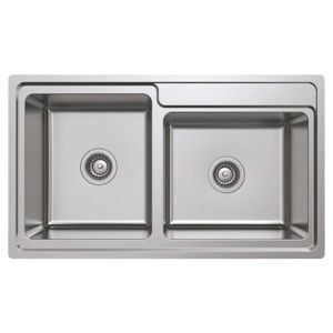 Chậu rửa chén inox Hafele HS20-SSN2S90L 567.20.546