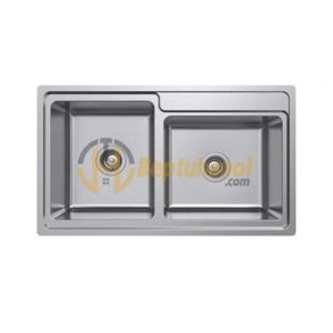 Chậu rửa chén inox Hafele HS20-SSN2S90L 567.20.546