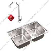 Chậu rửa chén inox HT - Chậu rửa, bồn rửa chén bát 2 hộc