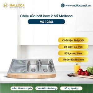 Chậu rửa chén Malloca MS-1026L