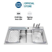 Chậu Rửa Chén Malloca MS 1028D - Inox 304 - Ngang 85cm