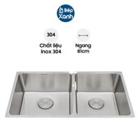 Chậu Rửa Chén Malloca MS 6081 - Lắp Nổi Hoặc Lắp Âm - Ngang 81cm - Hàng Chính Hãng