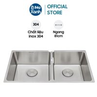 Chậu Rửa Chén Malloca MS 6081 - Lắp Nổi Hoặc Lắp Âm - Ngang 81cm