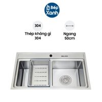 Chậu rửa chén Malloca MS 8812 - Hàng Chính Hãng