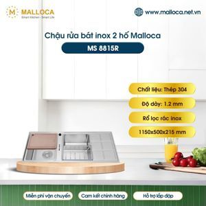 Chậu rửa chén Malloca MS-8815R