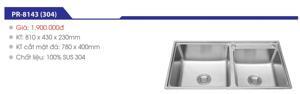 Chậu rửa chén Proxia PR-8143