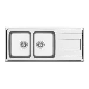 Chậu rửa chén Pyramis ALEA 2B 1D POLISHED 0107155101