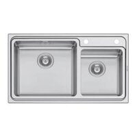 Chậu rửa chén Pyramis STUDIO 2B – POLISHED 0107149230