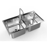 Chậu Rửa Chén Sơn Hà S82D Inox 304