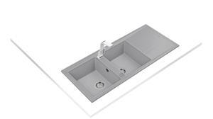 Chậu rửa chén Teka Stone 80 B-TG 2B 1D