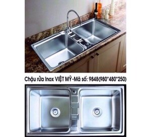 Chậu rửa chén Việt Mỹ 9848