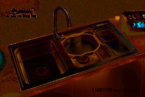 Chậu rửa chén Việt Mỹ inox H.11051VD