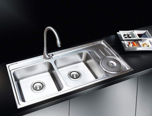 Chậu rửa chén Việt Mỹ inox H.11050VD